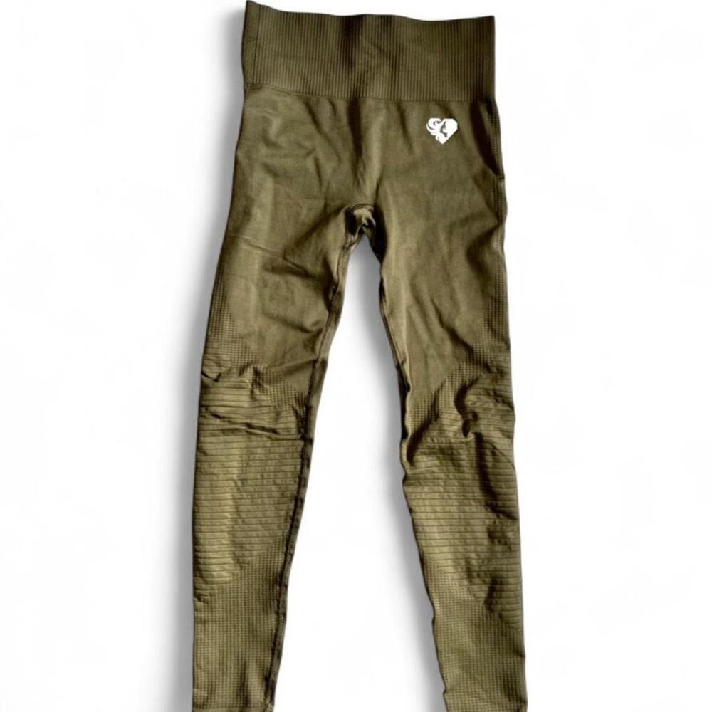 Women-s-best Women's Khaki and Green Leggings